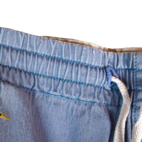 J Crew Sportsman Outfitter Mens L Faded Heavyweight Above Knee Birds Shorts - Picture 5 of 7